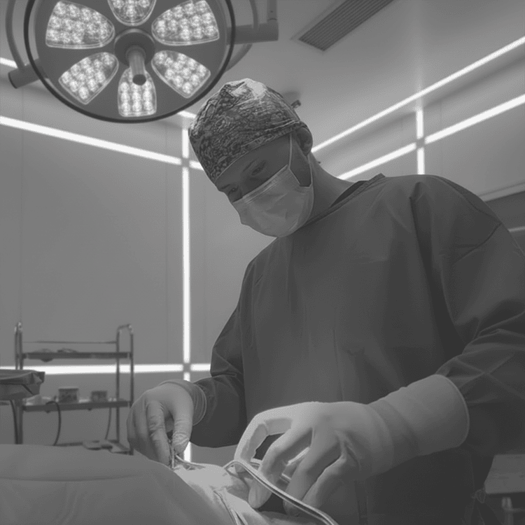 Doctor during surgery